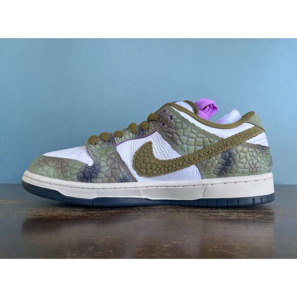 Nike SB Dunk Low Pro QS x Alexis Sablone "Chameleon" Men's Size 9.5 HJ3386-300 - Picture 3 of 11